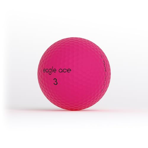 Eagle Ace™️ DriveMatte Golf Balls-2 Layers-Maximum Distance,Optimal Spin Control - color: Rose-24Pack