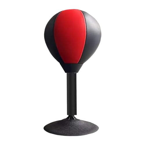 Boxing Speed Ball Suction Cup Base Punching Bag Desktop Heavy Duty PU Material Fast Reaction Agility Training Suitable for Adults Women Men Dorm Home