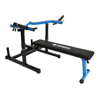 Stamina Strength Training Machine Chest Press and Leg Extension Curl Home Gym Equipment Adjustable - size: Chest Press