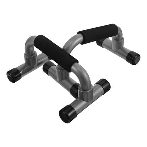 H-shape Push up Bars Parallette Bars Non-slip Portable Exercise Handles Home Gym Equipment for Chest Training and Floor Workout Strength Training