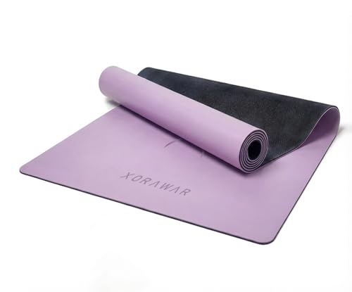 Natural Rubber Workout Mat with Bag | Thick Rubber mat 4.5 mm | Non Slip Yoga Mat Non Slip| Gym Mats for Home Gym Floor Mat, Home Exercise Mats for Home Workout Accessories, Fitness Mat, Workout Mats for Home Gym, Yoga Matt, Stretching Mat, Thick Exercise