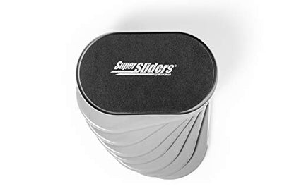 Super Sliders4744095N Reusable XL Heavy Furniture Sliders for Carpet- Quickly and Easily Move Any Item, 9-1/2" x 5-3/4' Gray (4 Pack)