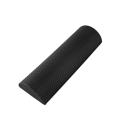 Half-Round Foam Roller - Dual-Sided EVA Foam Massage Roller for Muscle Recovery & Balance Training, Lightweight Yoga Roller for Stretching & Core Workouts