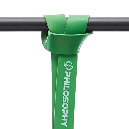 Philosophy Gym Pull Up Assist Band - Resistance Power Loop Exercise Band - style: 1-3/4" (120-175 lbs) - Green