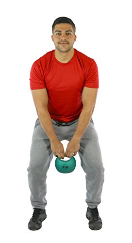 CanDo 10-3293 One Handle Medicine Ball, 8 lb, Green