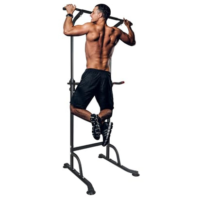 Adjustable Height Dip Bar Station, Heavy Duty Dip Station for Home Gym,Multi-function Dip Station Pull Up Bar Full Body Strength Training Workout Fitness Equipment for Tricep Dips - color: Pull Up Bar