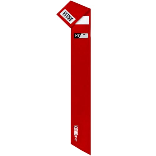 Nxtrnd Streamer Football Towel, Thin Sports Towel, Dries Hands & Football Accessories (Red) - color: Red