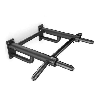 Wall-Mounted Pull-Up Bar for Strength Training, Heavy Steel Horizontal Bar, 300kg Capacity, Multi-Grip (Black)