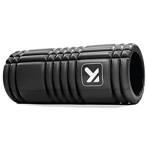 TriggerPoint Grid 1.0 Foam Roller - 13" Multi-Density Massage Roller for Deep Tissue & Muscle Recovery - Relieves Tight, Sore Muscles & Kinks, Improves Mobility & Circulation - Targets Key Body Parts - color: Midnight
