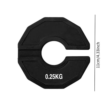 kowaku Fractional Weight Plate Dumbell Weight Easy to Attach Compact Gym Supplies Small Change Plate for Dumbbells Home Gym Workout - size: 0.25kg