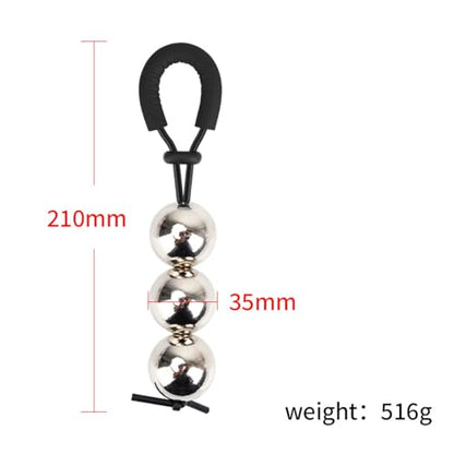 Men's Black Hanging Weight Training Equipment, Swing Exercise, Manual Size Adjustment, Manual Size Adjustment-USLSA008C (Black-1 Ball+2 Ball+3 Ball, Ball Size:35mm) - color: Black-1 Ball+2 Ball+3 Ball, size: Ball size:35mm