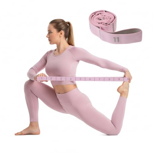 Multi Loop Stretch Band 11 Loops Stretch Band Yoga Strap Physical Stretching Strap Durable Stretching Equipment for Yoga Pilates Ballet Latin Workouts Flexibility Exercise