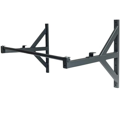 REP Fitness Heavy Duty Pull-Up Bar, Wall Mounted Multi-Grip or Bare Steel Straight Option, Home Gym Exercise Equipment for Chin Training, Garage Strength Workouts, Rings, Straps - style: Straight Bar