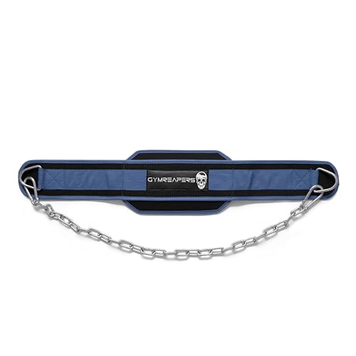 Gymreapers Dip Belt With Chain For Weightlifting, Pull Ups, Dips - Heavy Duty Steel Chain For Added Weight Training