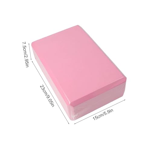 Yoga Blocks 2 Pack, High Density EVA Foam Block, Non-Slip Yoga Bricks, Gym Bricks, Fitness Exercise Blocks for Balance Training, Stretching, Pilates, Meditation, Support Deepen Poses