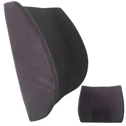Bodyline Back-Huggar - Traditonal/Regular Style - The Original Lumbar Cushion - Black