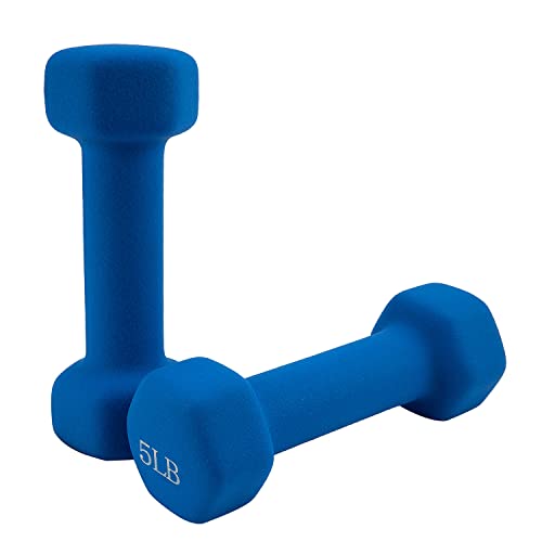 Saorzon Dumbbells Set of 2 Exercise Fitness Dumbbell for Home Gym Free Weights Hand Hex Dumb Bells