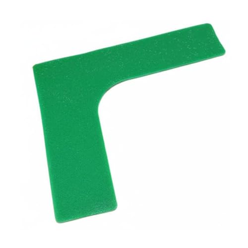 Generic Tennis Floor Marker Easy to Move Tennis Line Marking Pad Bright Color Flat Training Marker for Beginners, Kids - color: Green