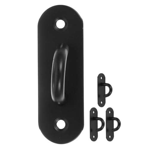 minkissy 4pcs Stainless Steel Wall Strap Hooks Resistance Bands Anchor Heavy Duty Exercise Station Mount for Home Gym Training and Strength Workouts
