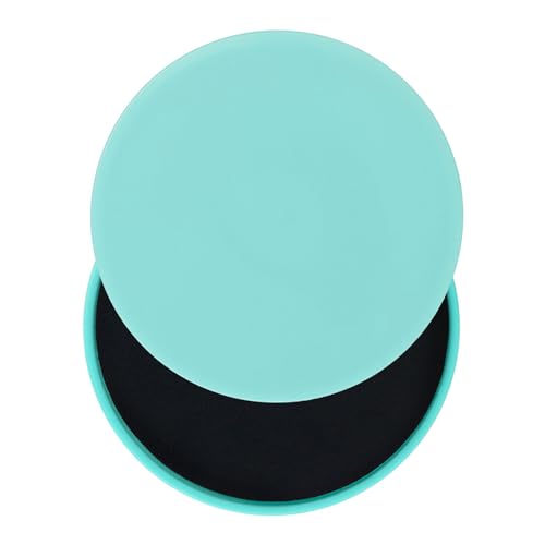 GOWENIC Fitness Sliding Discs, Discs for Core Workout, 2PCS Exercise Slider for Full Body Workout, Pink Home Gym Equipment for Carpet & Hardwood - color: Light Green