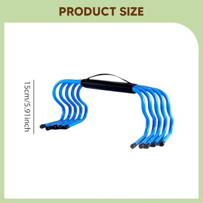 Speed Hurdles for Agility Training, 5-Piece Set with 15cm (6 inch) Obstacles