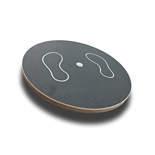 Wooden Wobble Board - 16" - Balance and Brain Training for Adults and Kids - Anti-Skid Surface for Safety - Improves Coordination and Strength - Sustainably Made - Ages 5+