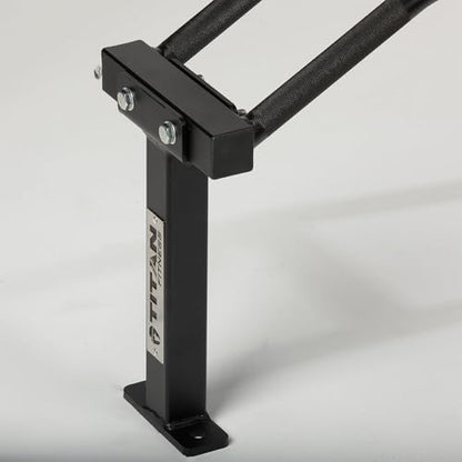 Titan Fitness Ceiling Mounted Multi-Grip Pull Up Bar, Monkey Style Chin Up Bar, Multiple Grip Options, Comfortable Knurled Handles, Home Gym Equipment, Extension Bolts Included