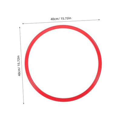 4pcs Enhance Coordination Plastic Football Training Rings Agility Squares for Sports