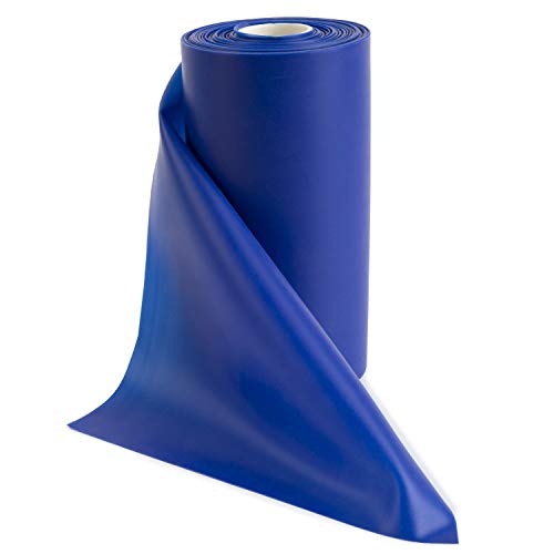 Resistance Band for Working Out | Super Exercise Bands 8,16,24 Yard Bulk Rolls |10 Strengths in Light Medium and Heavy Resistance Bands | Latex Free Workout Bands Including App and e-Book - size: 16 Yards, style: Medium