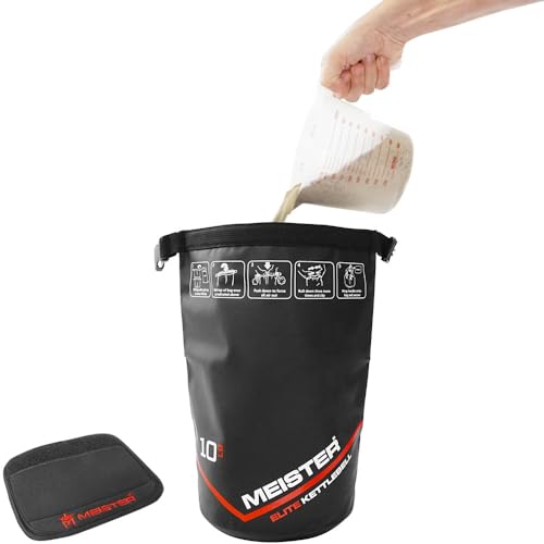 Meister Elite Portable Sand Kettlebell - Soft Sandbag Weight - size: 10lb / 4.5kg