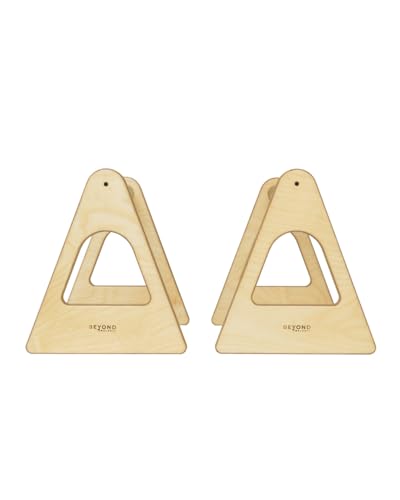 Beyond Balance Wood Parallettes Push-up Bar Dip Station for Gymnastics Calisthenics Acrobatics| Handstands Planche Push-ups L-sits Dips - style: Large