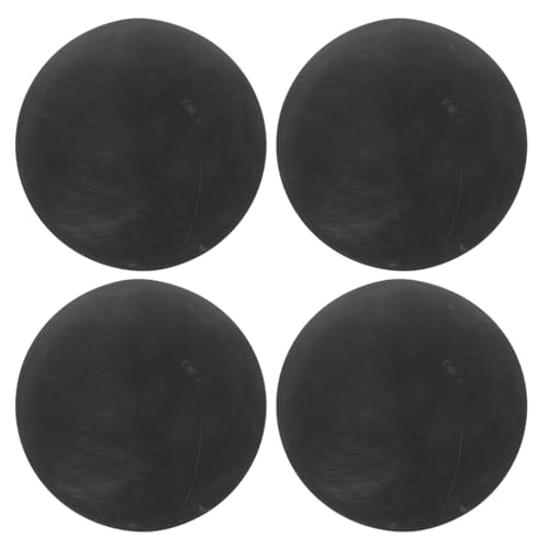 Toddmomy Professional High Elastic Rubber Reaction Ball 4Pcs Hollow Training Balls for Agility Reflex and Hand Eye Coordination Lightweight Speed Drill Racketball for Athletes Trainers