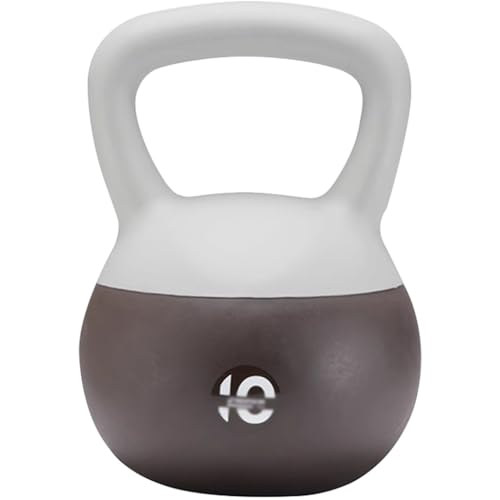 Kettlebell Weights Women's Fitness Shaping Soft Kettle Bells, Home Squat Training Dumbbell, Does Not Damage The Floor, Deadlift/Lift/Rowing(Brown-10kg) - color: Brown-10kg