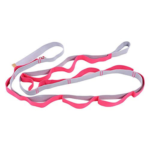 Yoga Stretching Strap, Yoga Strap for Flexibility Training, 3.1m Oxford Cloth Leg Stretcher with Foam - Covered Snap Ring, for Dance Gymnastics Physical Therapy and Home