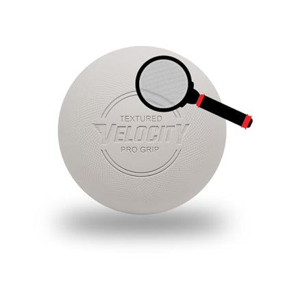 Velocity Pro Grip Lacrosse Balls - 6, 12, 18, 60 and 120 Packs - Certified for Youth, Club, High School, CLA, and College Game Play - color: White, size: 18 Balls