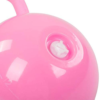 Water Filled Kettlebells, Adjustable Weight Fitness Equipment, Eco-Friendly PVC Kettlebell with Non-Slip Handle for Home Yoga Pilates Full Body Workout, 1.2-12 lb (Pink)