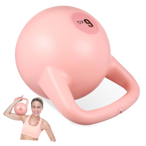 Milisten 6kg Water Filled Kettlebell Portable Strength Training Equipment for Men and Women for Gym Workouts and Travel Fitness Safe Design for Injury Prevention