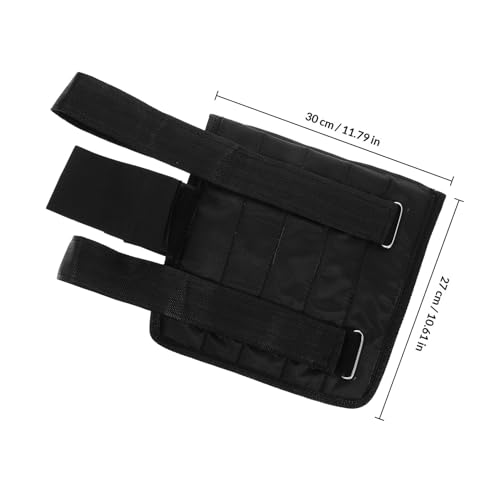 Healifty Adjustable Breathable Ankle Weight Covers Oxford Cloth Leg Weights for Running and Sport Training, Portable Invisible Weighted Straps for Fitness and Exercise, Set to 8kg