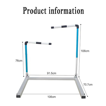 KEULEN Hurdle Set, Agility Training Hurdle Frame, Separate Design, 5 Levels of Height Adjustment, 180° Rotation, Foldable for Easy Storage, Sports Fitness Equipment | Football Training Equipment