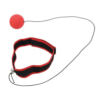 Boxing Reflex Ball, Boxing Training Ball with Adjustable Headbands Speed Trainer Workout Equipment for Reaction Punching Speed - size: E305-H01