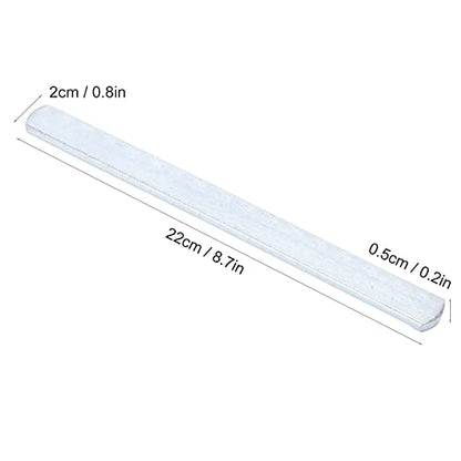 CHICIRIS 22cm Adjustable Stainless Steel Iron Bar Plate, Weight Bearing Equipment for Fitness with Electroplated Steel Plate for Leg Guards and Weighted Vests