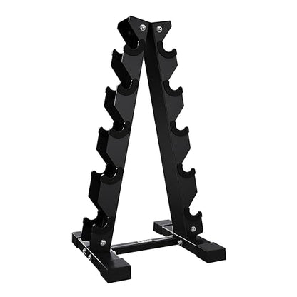 Lifeline Fitness A-Frame Dumbbell Rack – Compact Storage for 200 lbs of Dumbbells