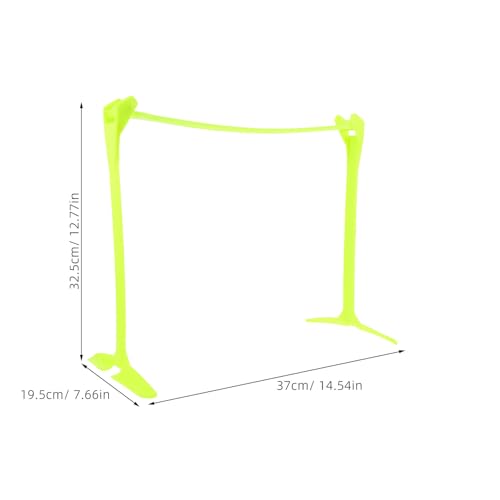 Adjustable Football Training Hurdles, Foldable Soccer Agility Speed Equipment, Multi-Height Green Hurdle for Youth Football Skill Development