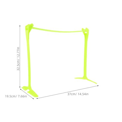 Adjustable Football Training Hurdles, Foldable Soccer Agility Speed Equipment, Multi-Height Green Hurdle for Youth Football Skill Development