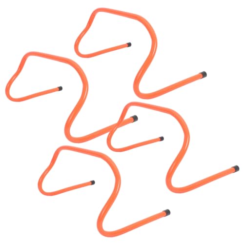 TOYANDONA 4pcs Professional Sports Training Hurdles Plastic Agility Speed Hurdles 15cm Height Football Basketball Soccer Training Equipment for Youth and Outdoor Practice