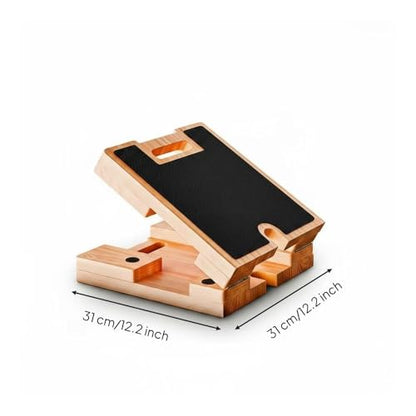Wooden Stretching Board Portable Incline Board Non-Slip Surface Fitness Equipment for Home Workout