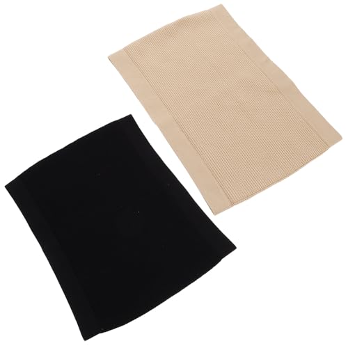 2pcs Adjustable Neoprene Waist Trimmer Belts for Men Women with Sweat-resistant Lumbar Support Compression Trainer for Powerlifting Running Basketball Fitness
