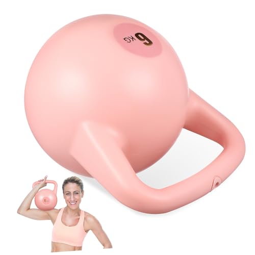 Water Filled Kettlebell PE Material Exercise Equipment for Men and Women Portable Fitness Kettle Ball for Home Gym and Travel Strength Training
