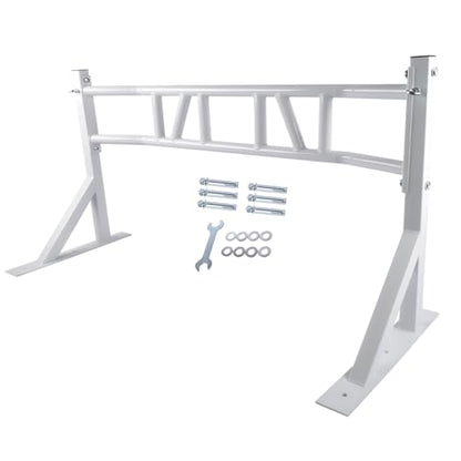 White Multi Grip Pull Up Bar Multifunctional Dip Station for Indoor Home Gym Workout Pull Up Bar 440 lbs Training Equipment Mixizap