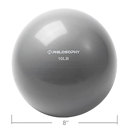 Philosophy Gym Toning Ball - Soft Weighted Mini Medicine Ball